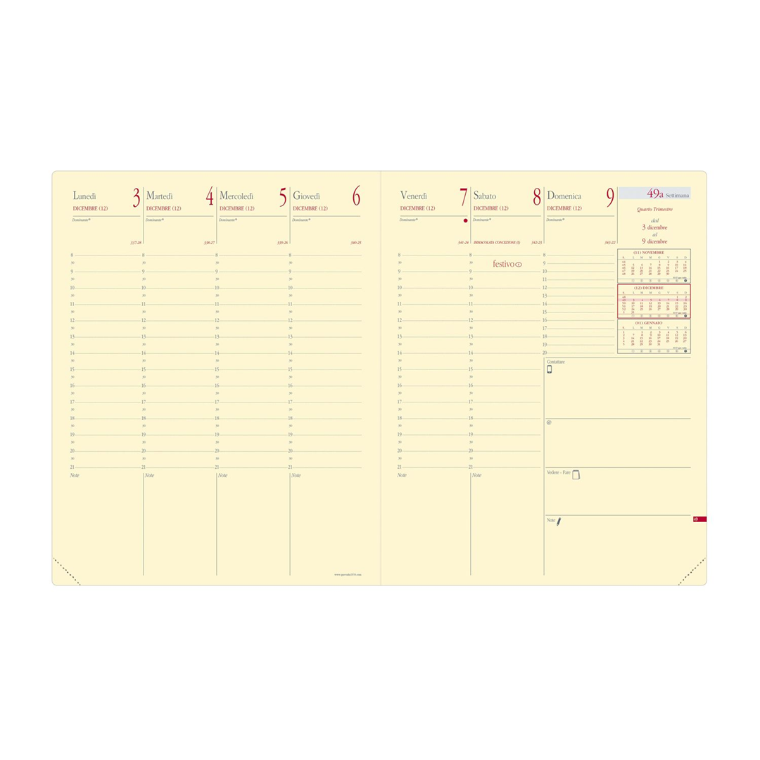 Agenda Presidente Prestige - 21x27cm - Impala Colori Assortiti — immagine 5