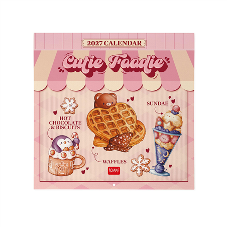 Calendario Da Parete 30x29 Special Edition 2027 Cutie Foodie