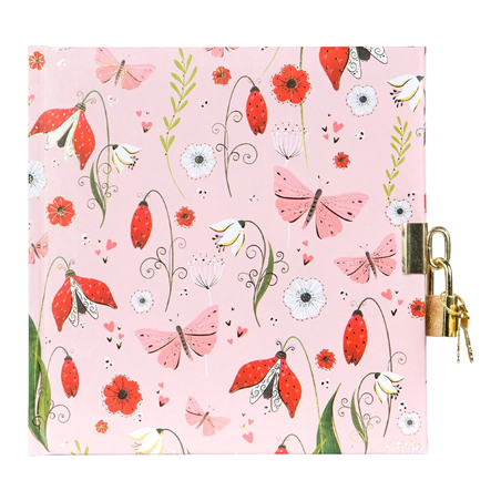 Diario Segreto 16,5x16,5 96fg Segret Garden Pink
