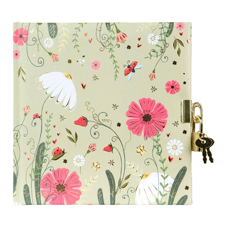 Diario Segreto 16,5x16,5 96fg Time To Bloom