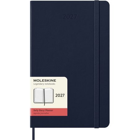 Agenda  Large Giorno Gg Rigida 2027 Blu
