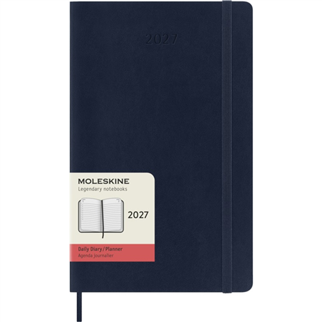 Agenda  Large Giorno Gg Soft 2027 Blu