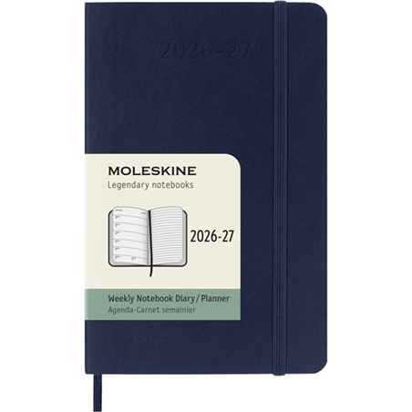 Agenda 18 Mesi 7g Pocket Soft 2026-2027 Blu