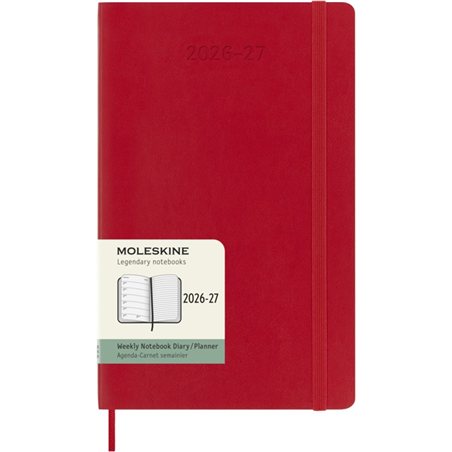 Agenda 18 Mesi 7g Large Soft 2026-2027 Rosso