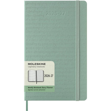 Agenda 18 Mesi 7g Large Hard 2026-2027 Verde Salvia