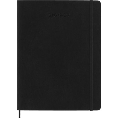 Agenda 18 Mesi 7g X-Large Soft 2026-2027 Nero