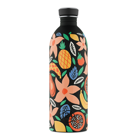 Borraccia Urban 1000ml Acciaio Inox H25.5cm Tropical Noir