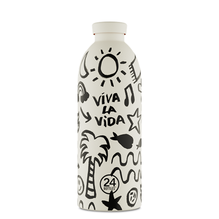 Thermos Clima 850ml Acciaio Inox 25cm Viva La Vida