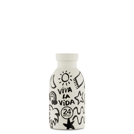 Thermos Clima 330ml Acciaio Inox 15cm Viva La Vida