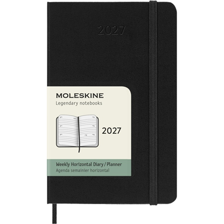 Agenda  Pocket 7g Oo Rigida 2027 Nero