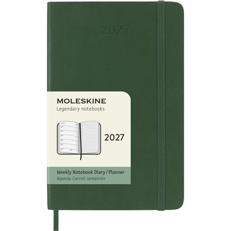 Agenda  Pocket 7g Oo Note Soft 2027 Verde