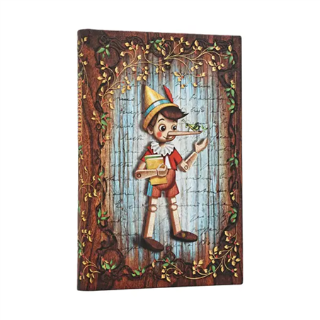 Taccuino Mini Rigido Righe 176 Pag 85 Gr Pinocchio Carlo Collodi