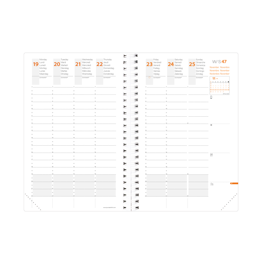 Ricambio Agenda Q.v.time&life Pocket 10x15cm — immagine 2