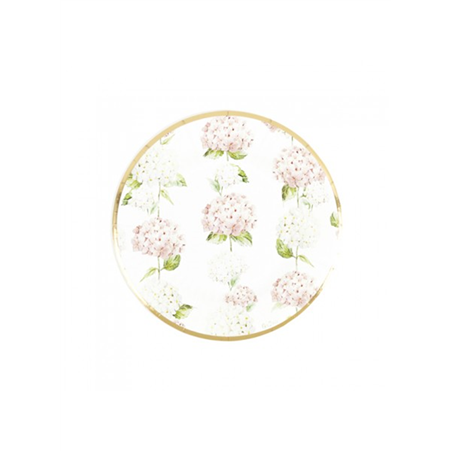 Piatto Carta New Liberty 21cm 8pz Giardino Delle Ortensie