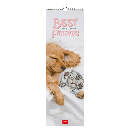 Calendario Da Parete 16x49 Fotografico 2027 Best Friends