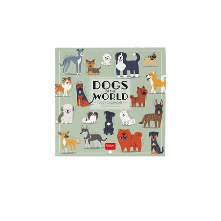 Calendario Da Parete 18x18 Special Edition 2027 Dogs Of The World