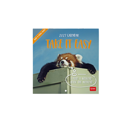 Calendario Da Parete 18x18 Fotografico 2027 Take It Easy