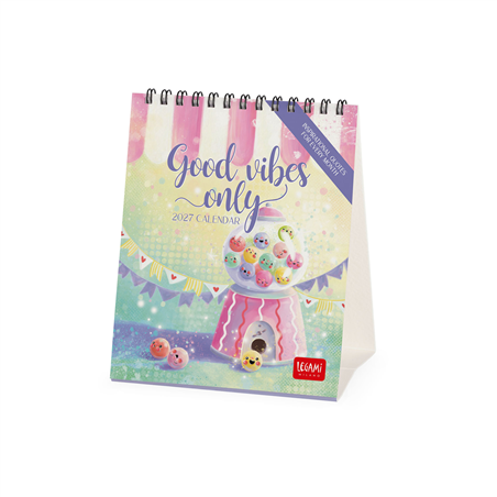 Calendario Da Tavolo 12x14,5 Special Edition 2027 Good Vibes Only