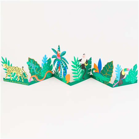 Biglietto Auguri Garland  Jungle Jamboree
