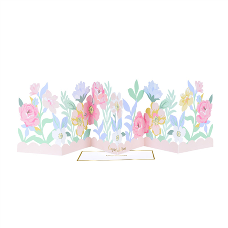 Biglietto Auguri Garland  Floral Congratulations