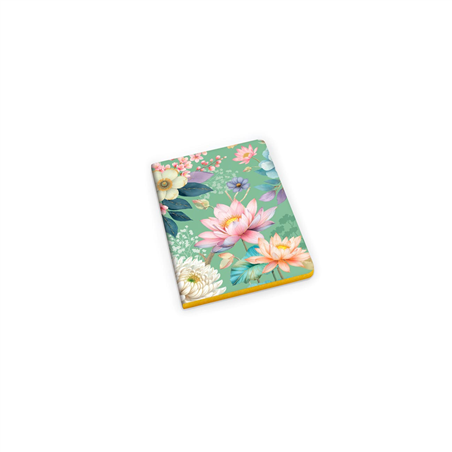 Taccuino A6 Copertina Morbida Bordo Oro 192pg Sakura Dreams