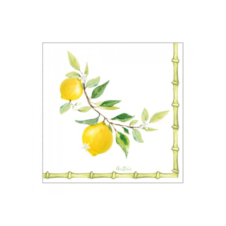 Tovagliolo 33x33 3 Veli 16pz  Lemon Tree