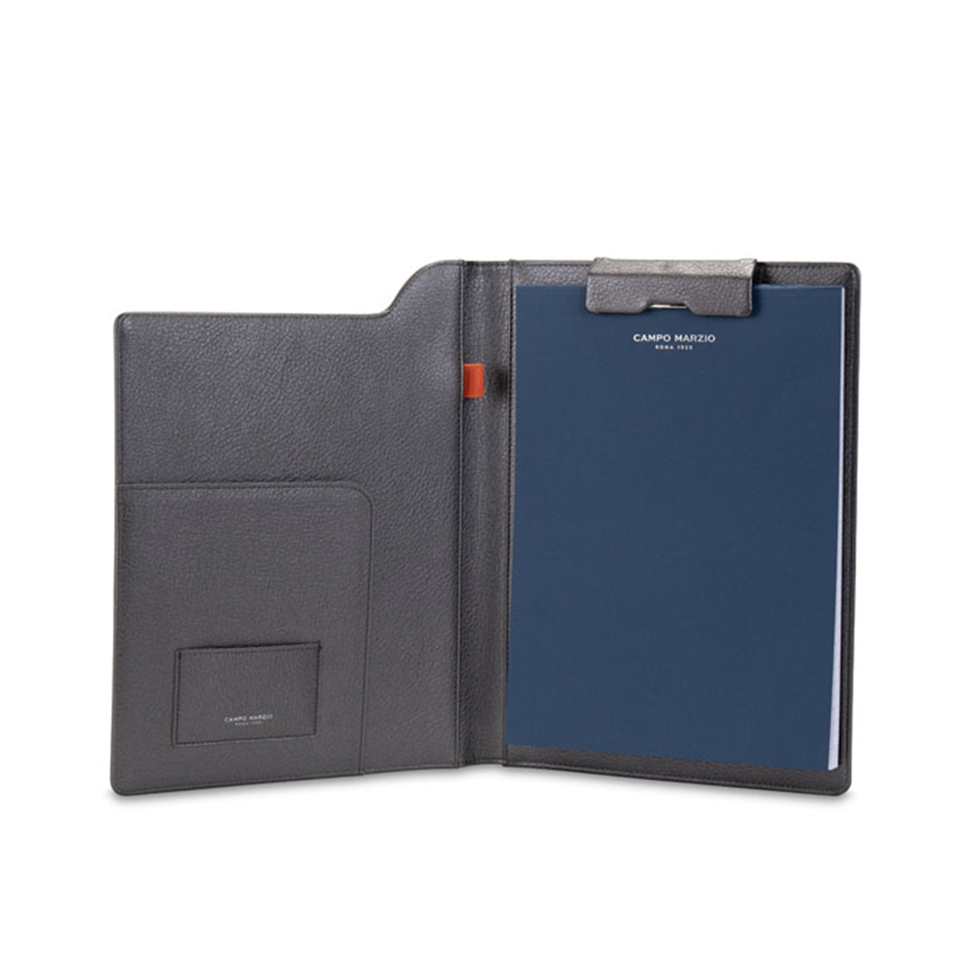 Portablocco Hudson A4 Portfolio Clip Graphite Grey — immagine 3