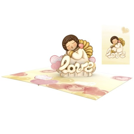 Biglietto Popup Kirigami Handmade Amore