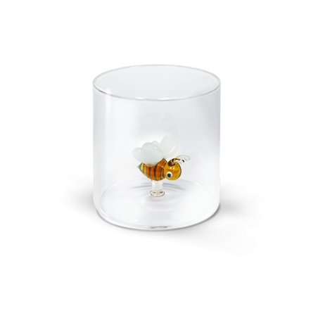 Bicchiere Vetro  Con Deco Interno 250ml Wd Ape