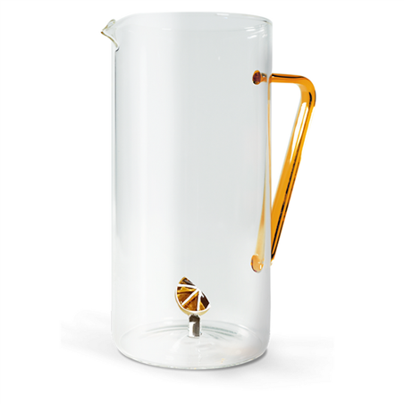 Caraffa In Vetro Con Deco Interno 1,2l Wd Arancia