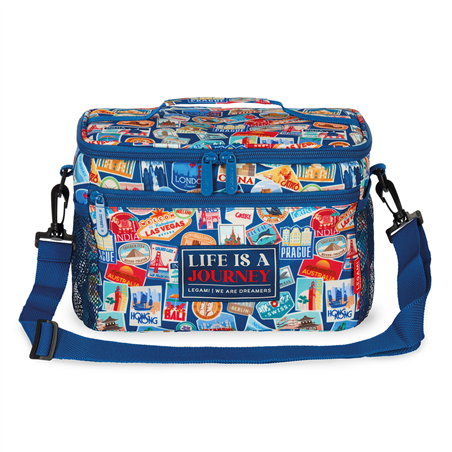 Lunch Bag 28x17x15cm  Travel Stickers