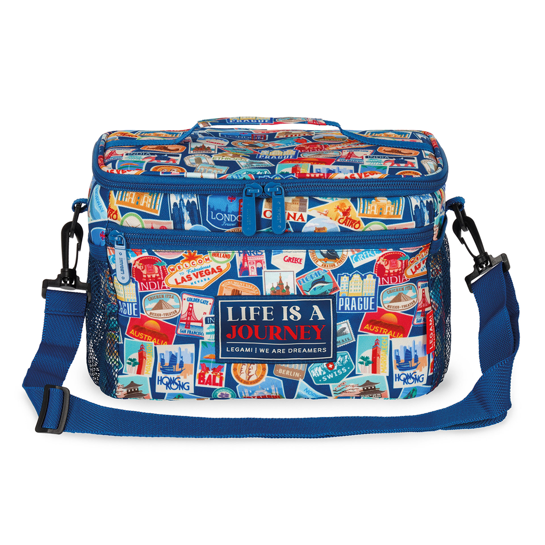 Lunch Bag 28x17x15cm Travel Stickers