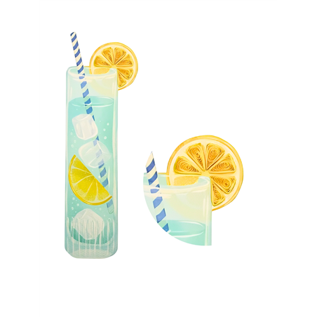 Segnalibro Kirigami  Drink