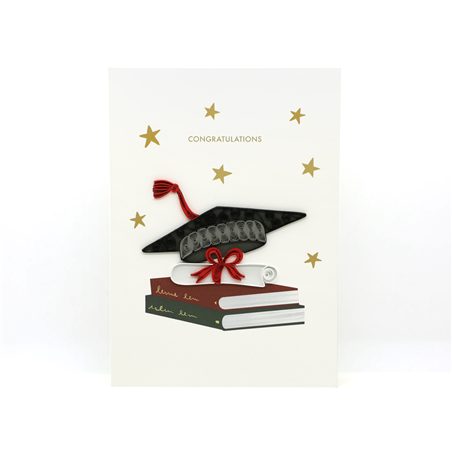 Biglietto Auguri Quilling  Fatto A Mano Graduation