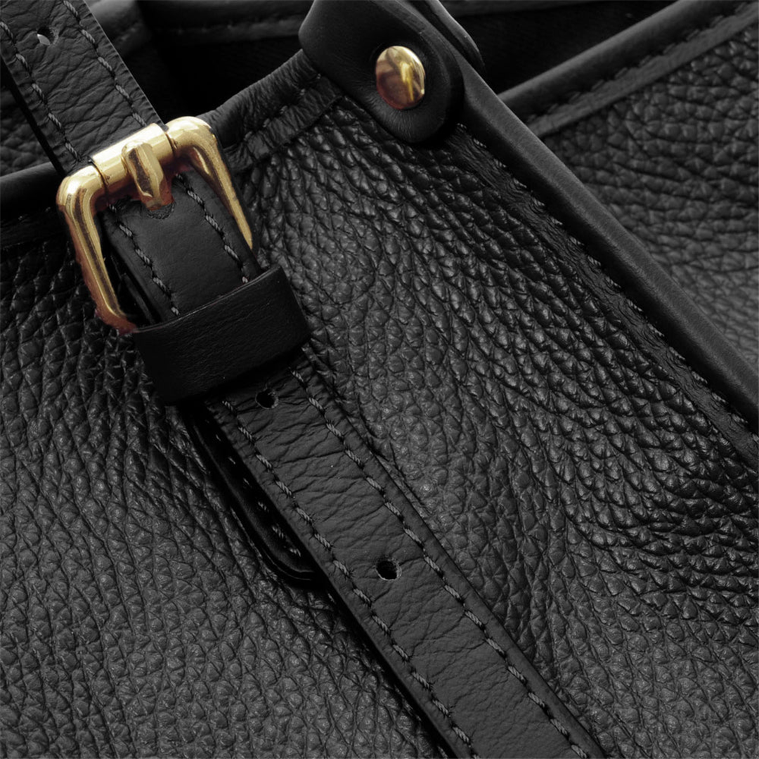 Shopping Anita In Pelle Nero — immagine 3