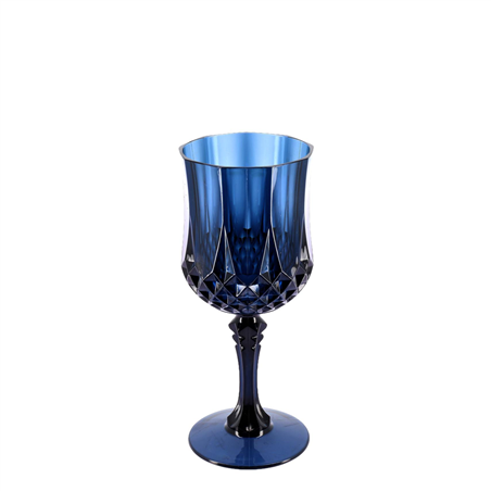 Calice Plastica Riutilizzabile 220ml Blu Marine E Oro