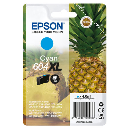 Cartuccia 604xl Ananas 4 Ml Ciano