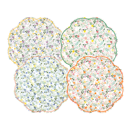 Piatto Carta 20cm 8pz  Petite Fleur
