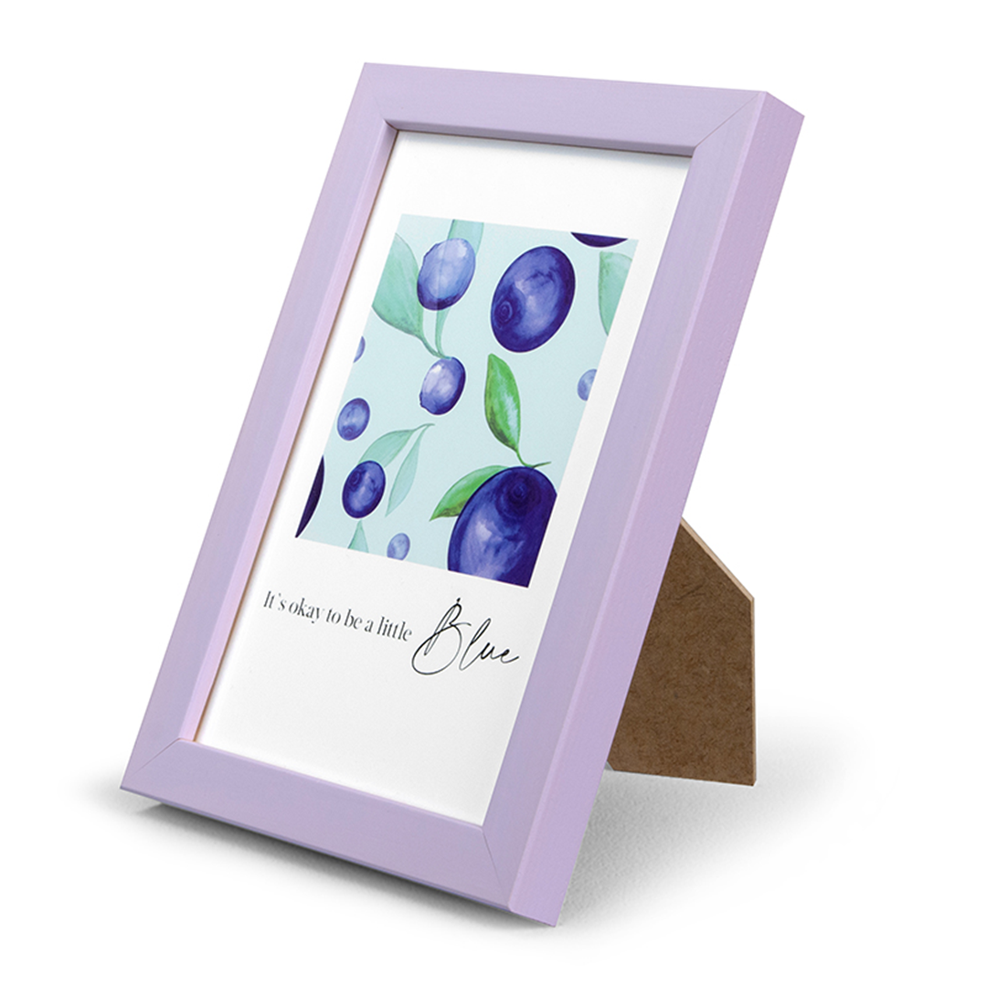 Cornice Legno A Giorno/appoggio 13x18cm Lunaro Lilac — immagine 2
