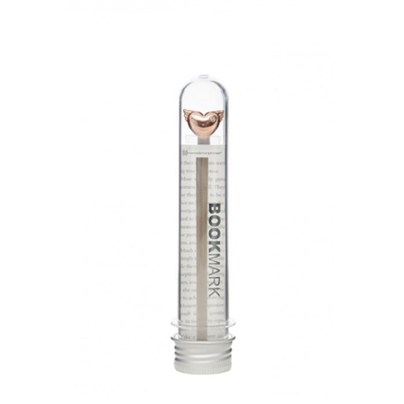 Segnalibro Zinco 13cm Metamorphose Cuore Rosa