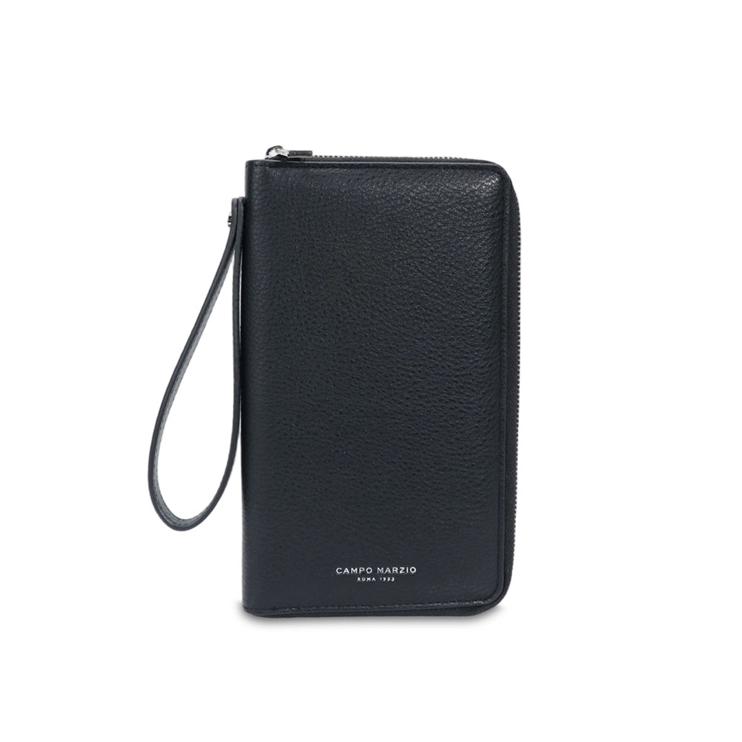 Tallinn Travel Wallet Black - Lapis Blue