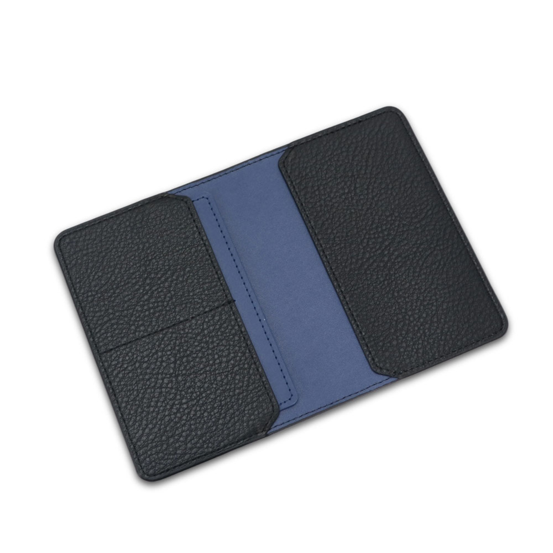 Valencia Passport Holder Black - Lapis Blue — immagine 3