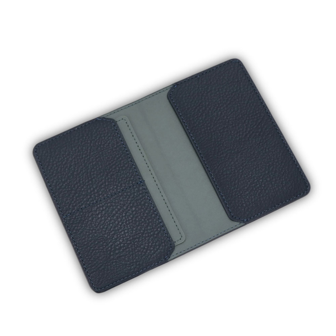 Valencia Passport Holder Ocean Blue - Anthracite — immagine 3