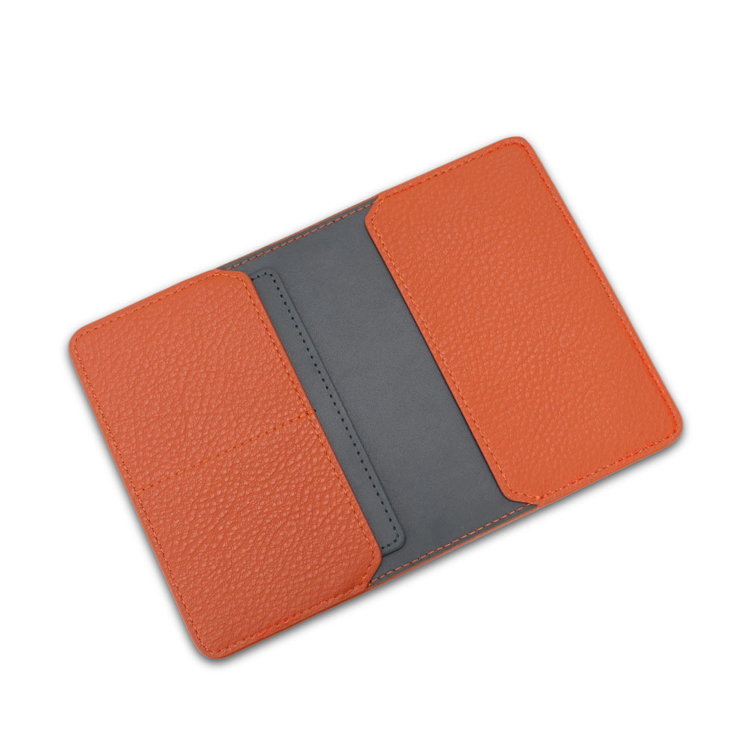 Valencia Passport Holder Orange Cm-Anthracite — immagine 3