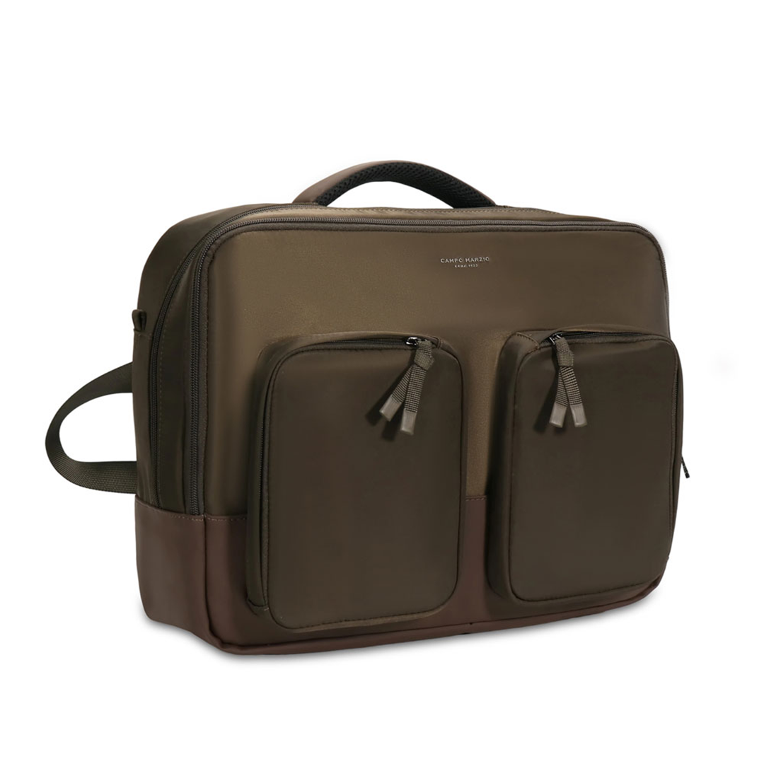 Renzo Convertible Briefcase 15.6 Brown — immagine 6