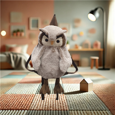 Zaino Peluche Gufo