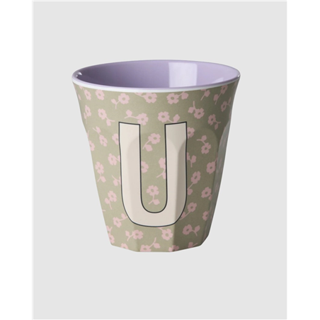 Tazza Melanina D9cm  H9cm 250ml Fiorellini U