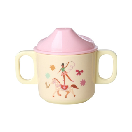 Tazza Melamnina Baby 2 Manici Fun Fair Rosa
