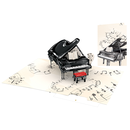 Biglietto Auguri Quilling  Fatto A Mano Piano