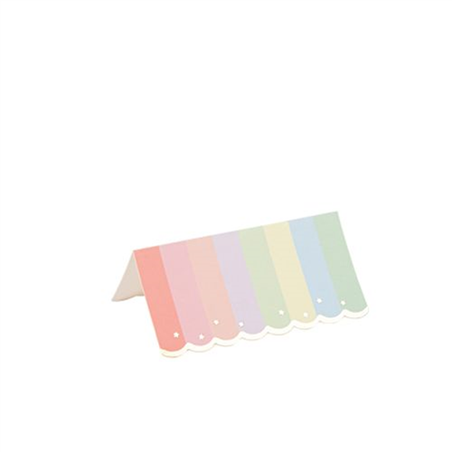 Segnaposto Pastello Oro 8x4cm 8pz